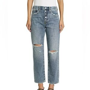 Pistola Charlie High Rise Jeans In Pulse Destructed